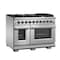 Forno Capriasca Titanium Professional 48In. Freestanding Gas Range FFSGS6260-48 - alternate 2